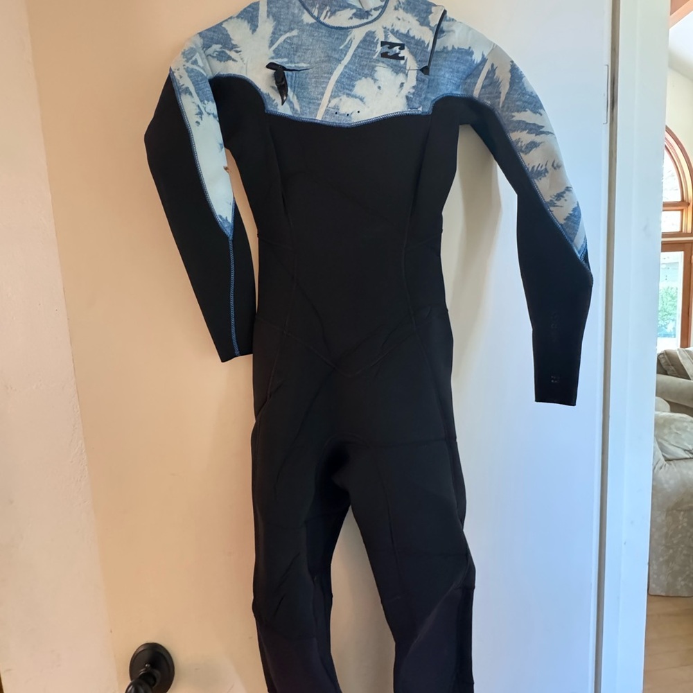 Black and Blue Wetsuit